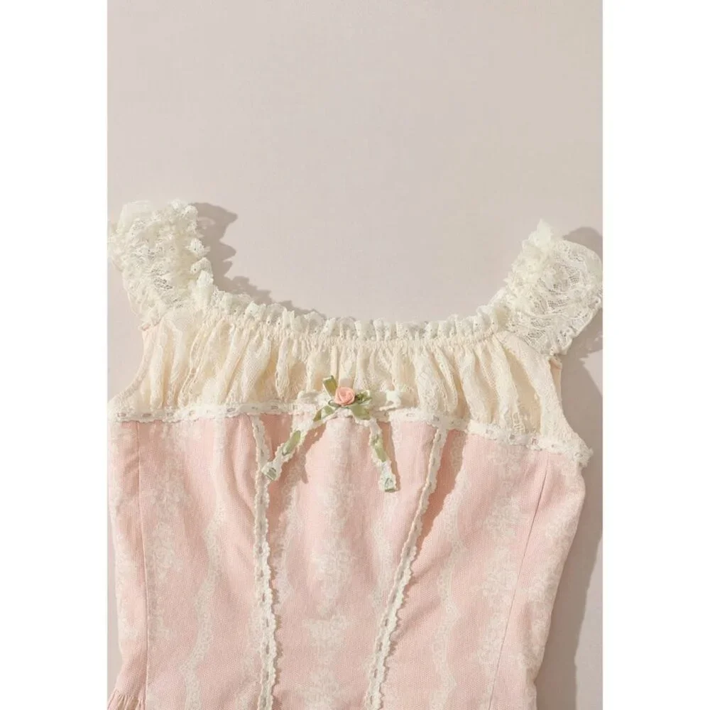 LACEMADE Honey Blush fit and flare mini dress - Picture 6 of 12